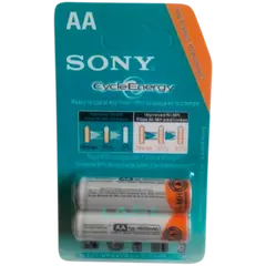 Sony 1.2V AA Rechargeable Battery 4600mAh Pair - Rokomari